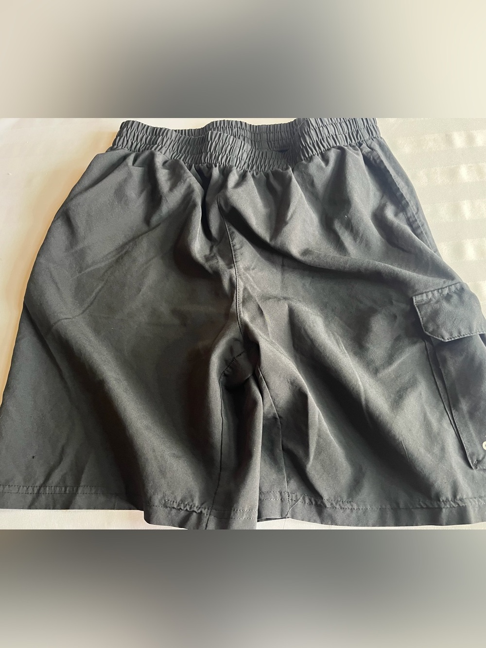 Adidas Black Short large with side pocket Velcro closure